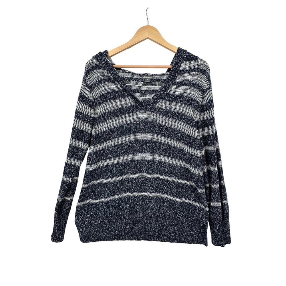 Eddie Bauer Pullover Hoodie Sweater Womens Size L Casual Cozycore Beach‎